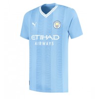 Camiseta Manchester City John Stones #5 Primera Equipación 2023-24 manga corta